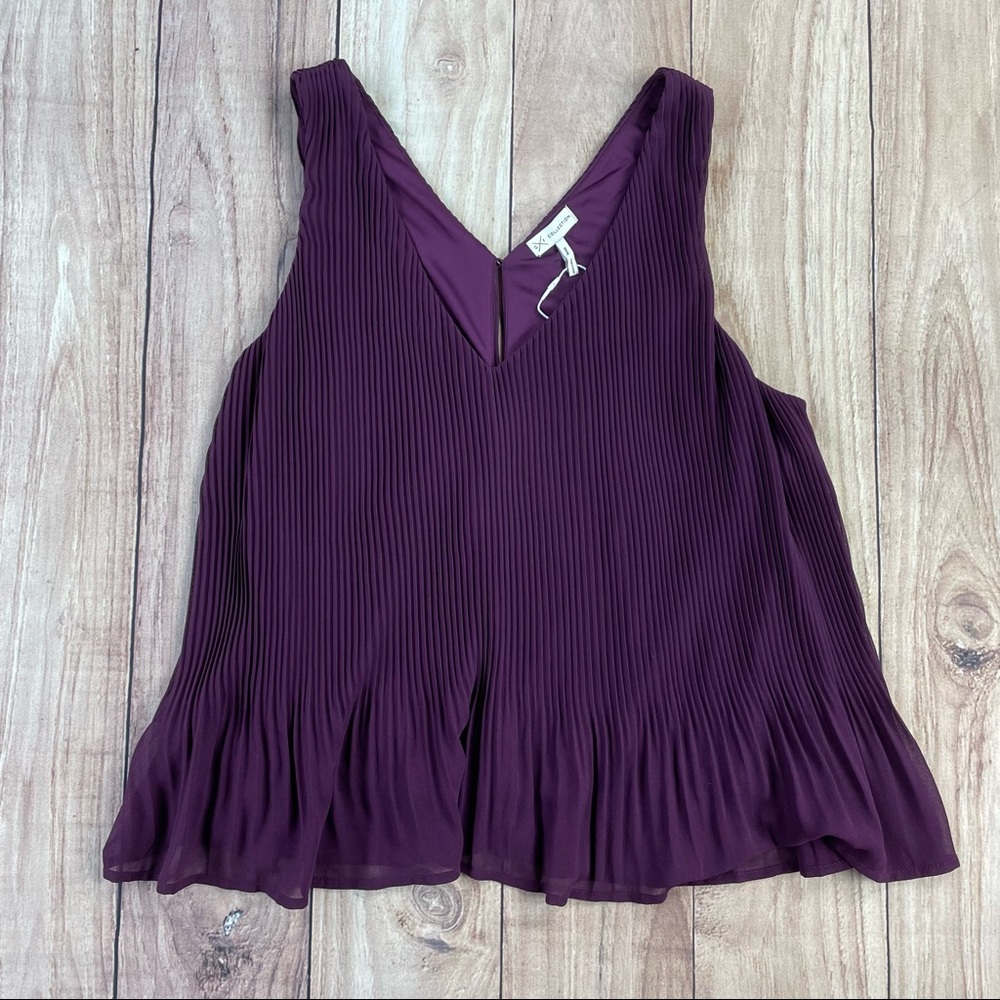 Gentle Fawn Pleated Kinsley Tank Top NWT! Small